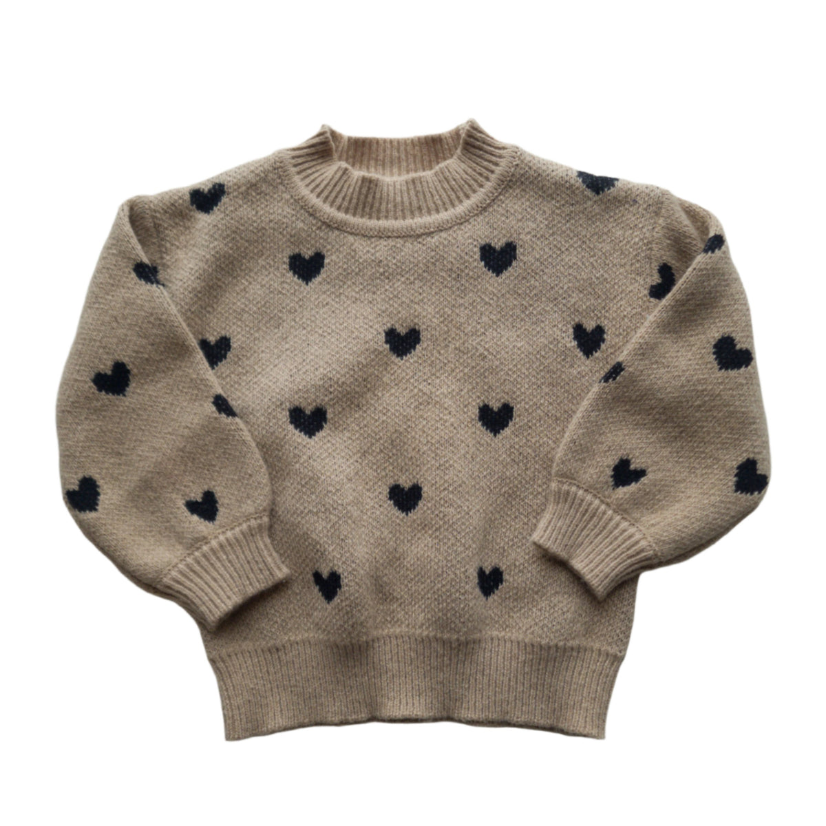 Camel Heart Sweater