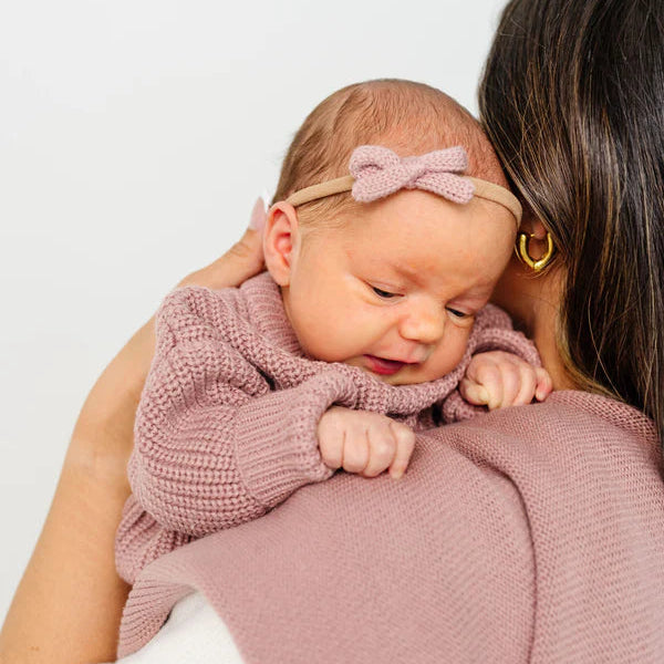 Sweater Bow Knit Headband