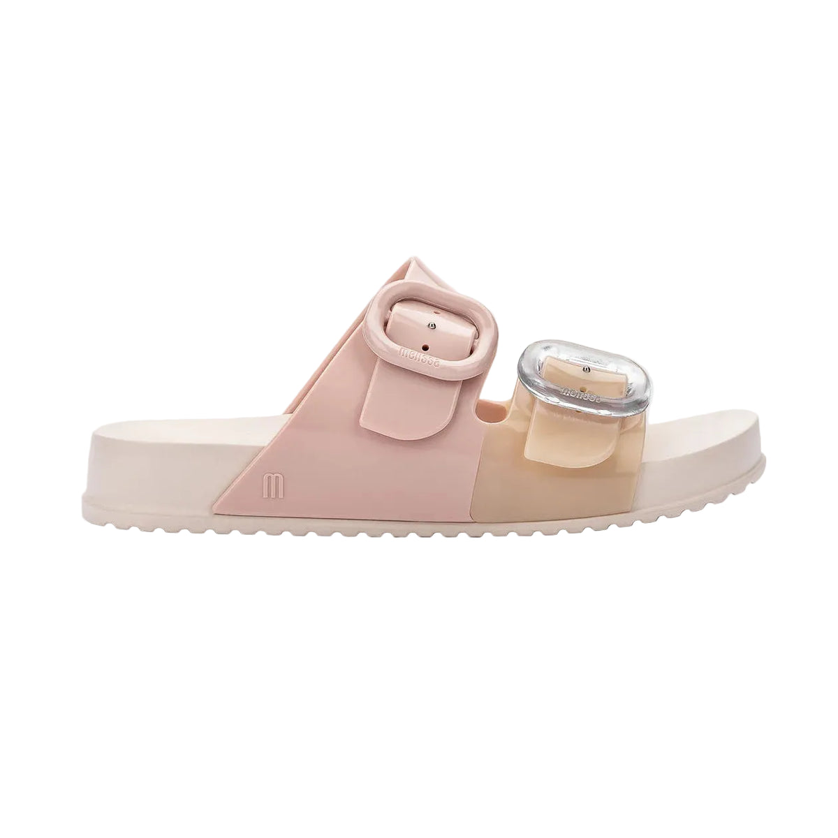 Pink/Beige Kids Cozy Slides