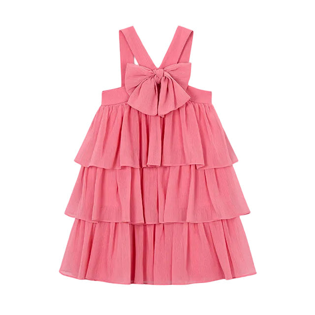 Bow Front Tiered Dress