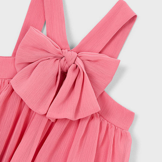 Bow Front Tiered Dress