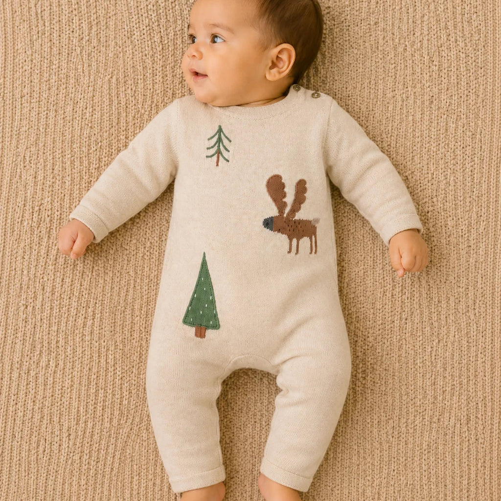 Moose Applique Jumpsuit