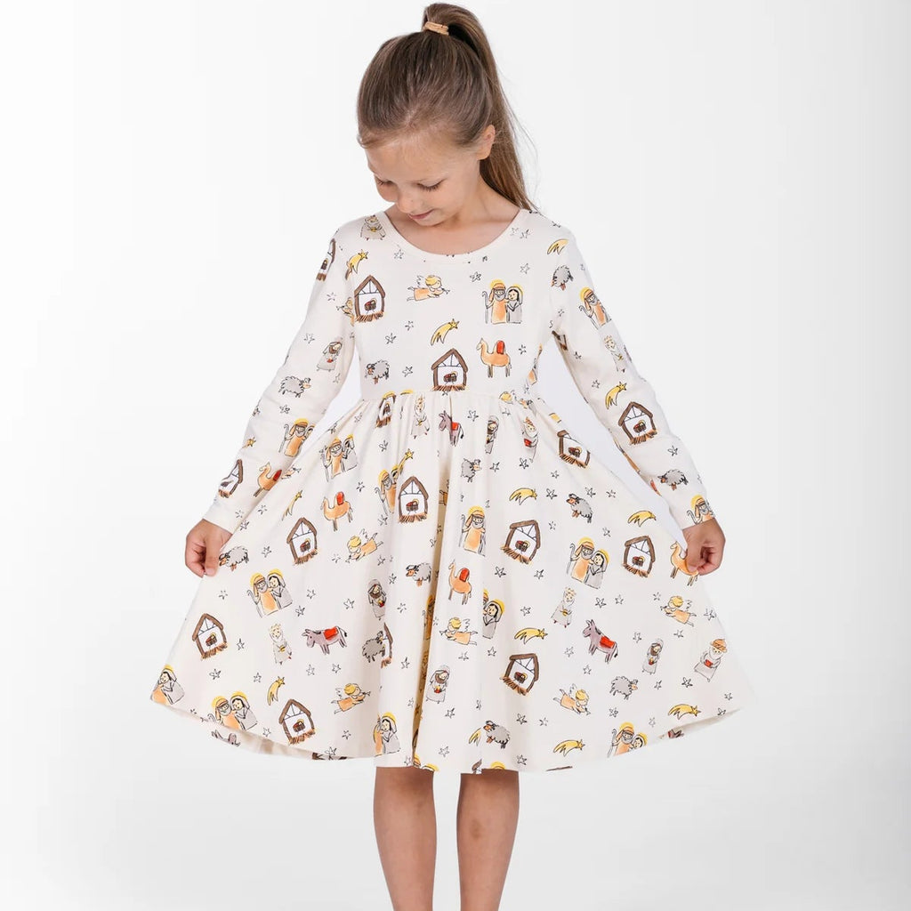 Away in a Manger Twirl Dress