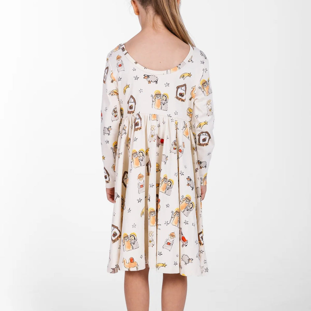 Away in a Manger Twirl Dress