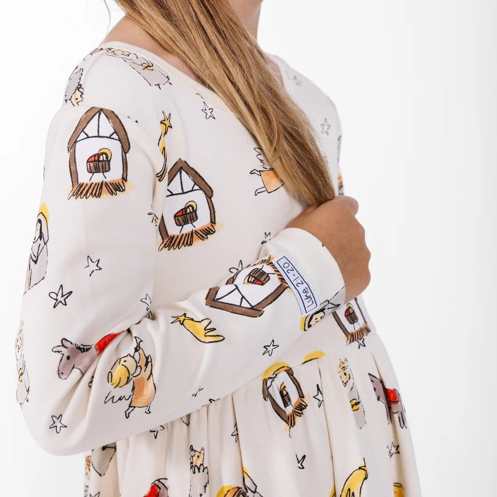 Away in a Manger Twirl Dress