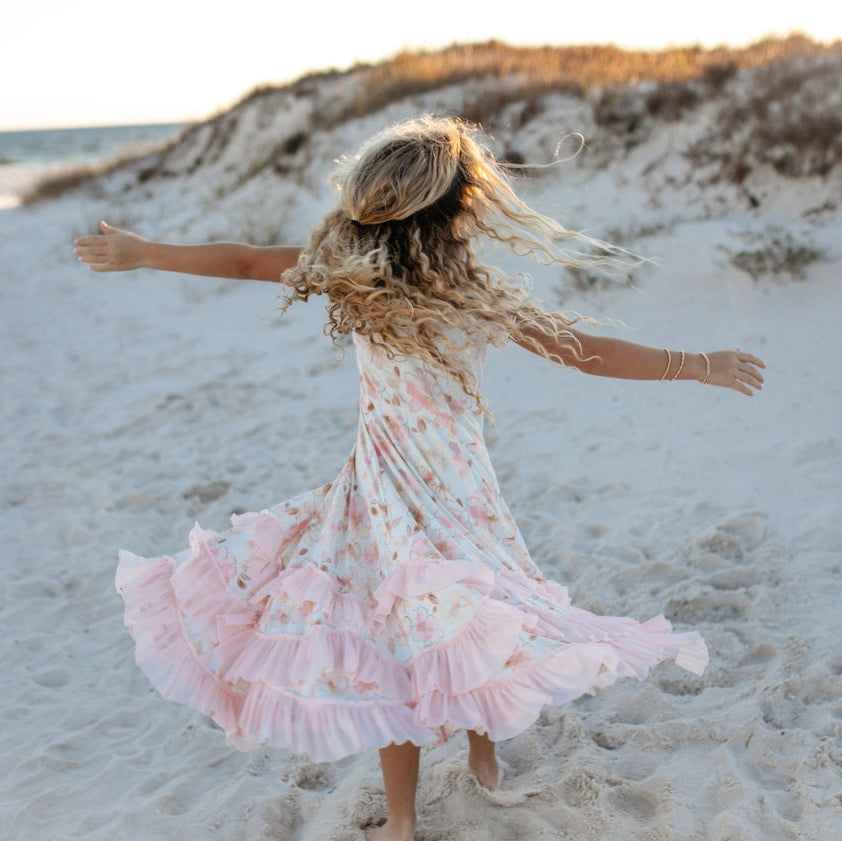 Ruffle Twirl Spring Dress