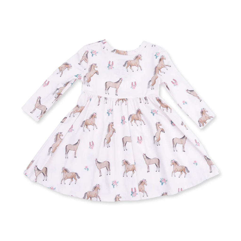 I Love Horses Twirly Dress