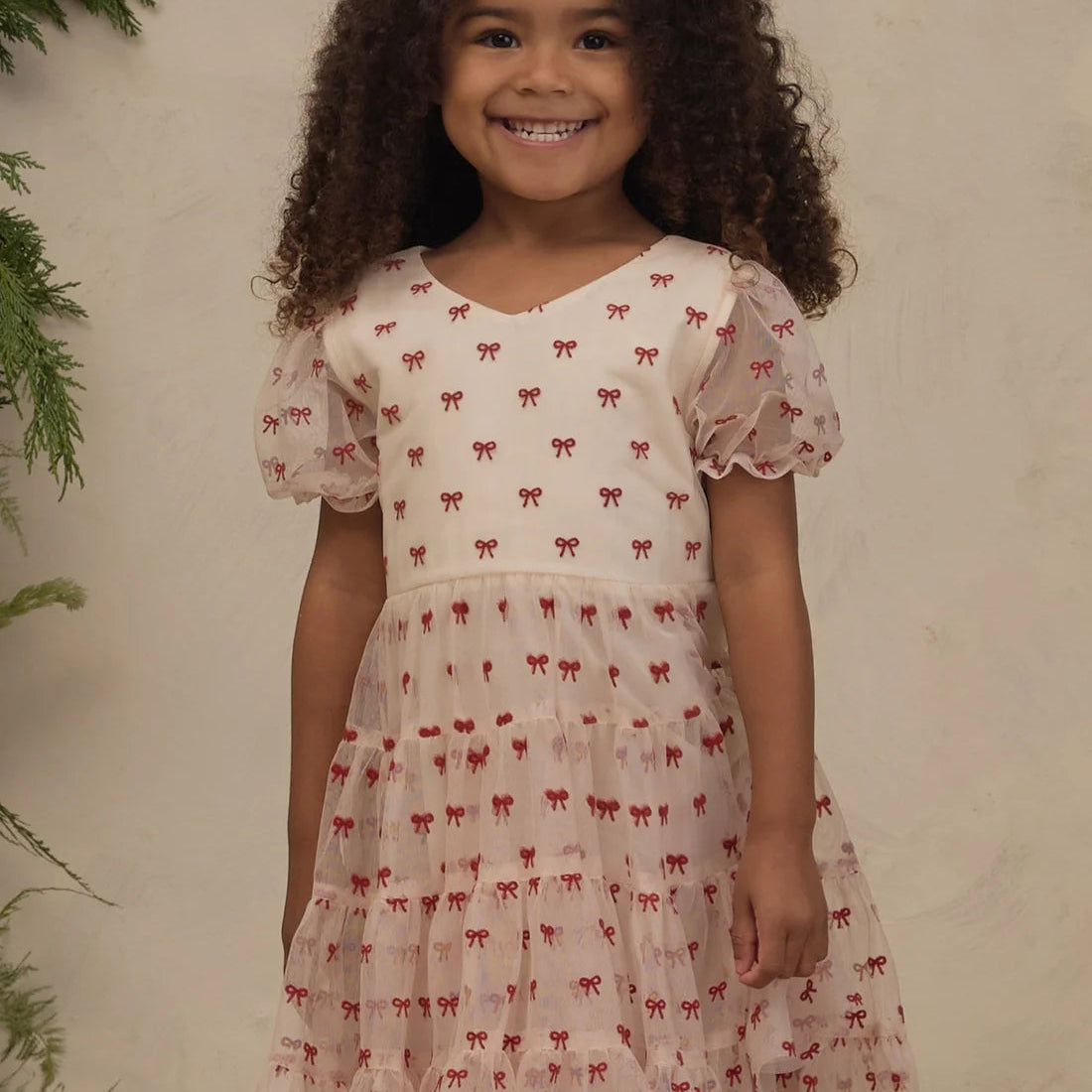 Ruby Bows Dottie Dress