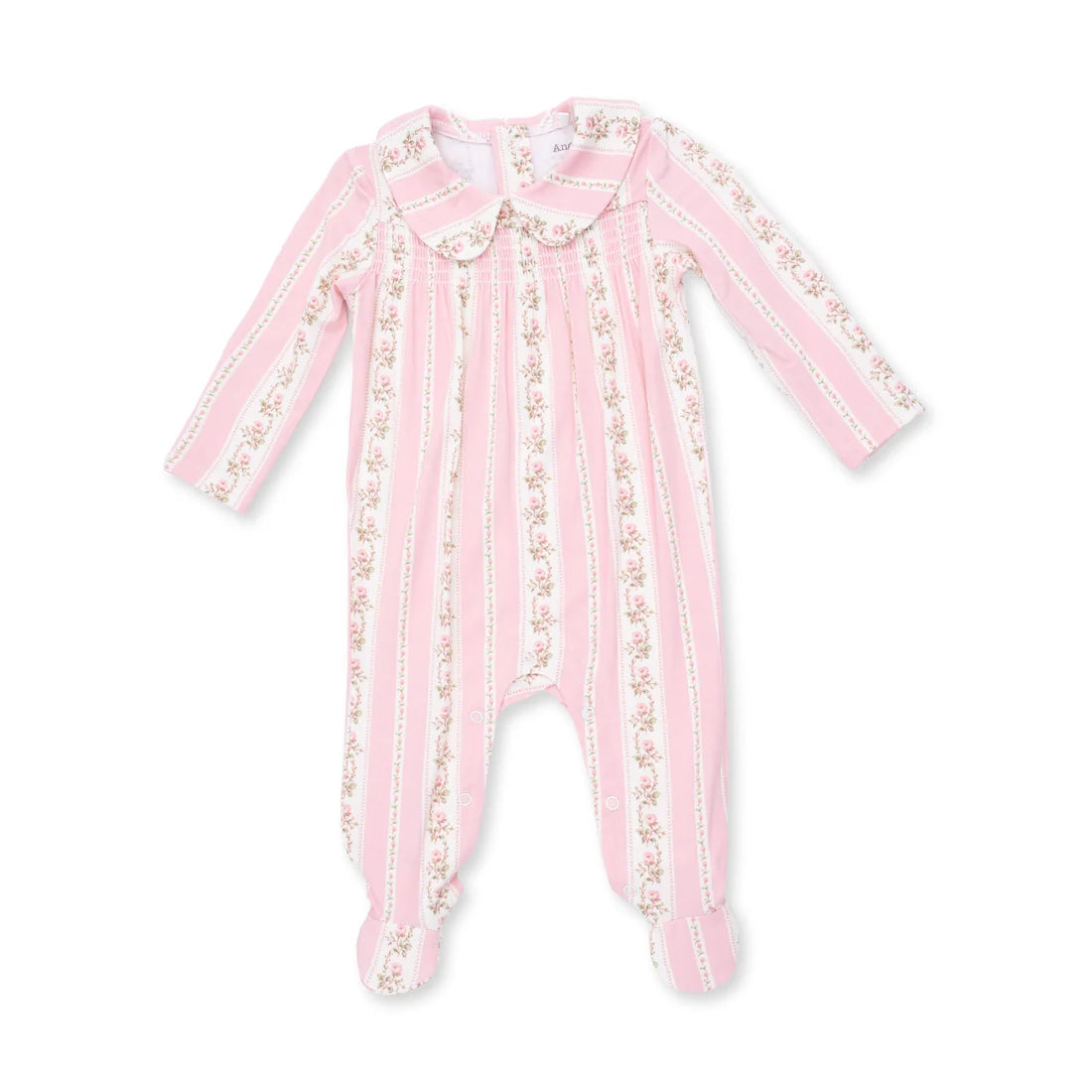 Antoinette Smocked Footie