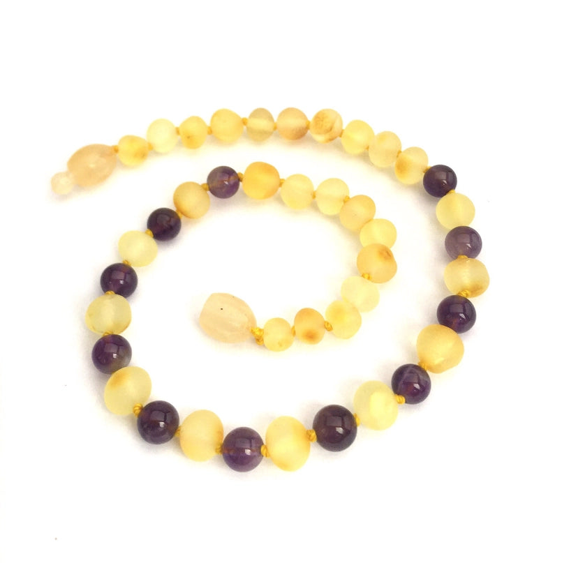 Amber with Precious Stone Necklace