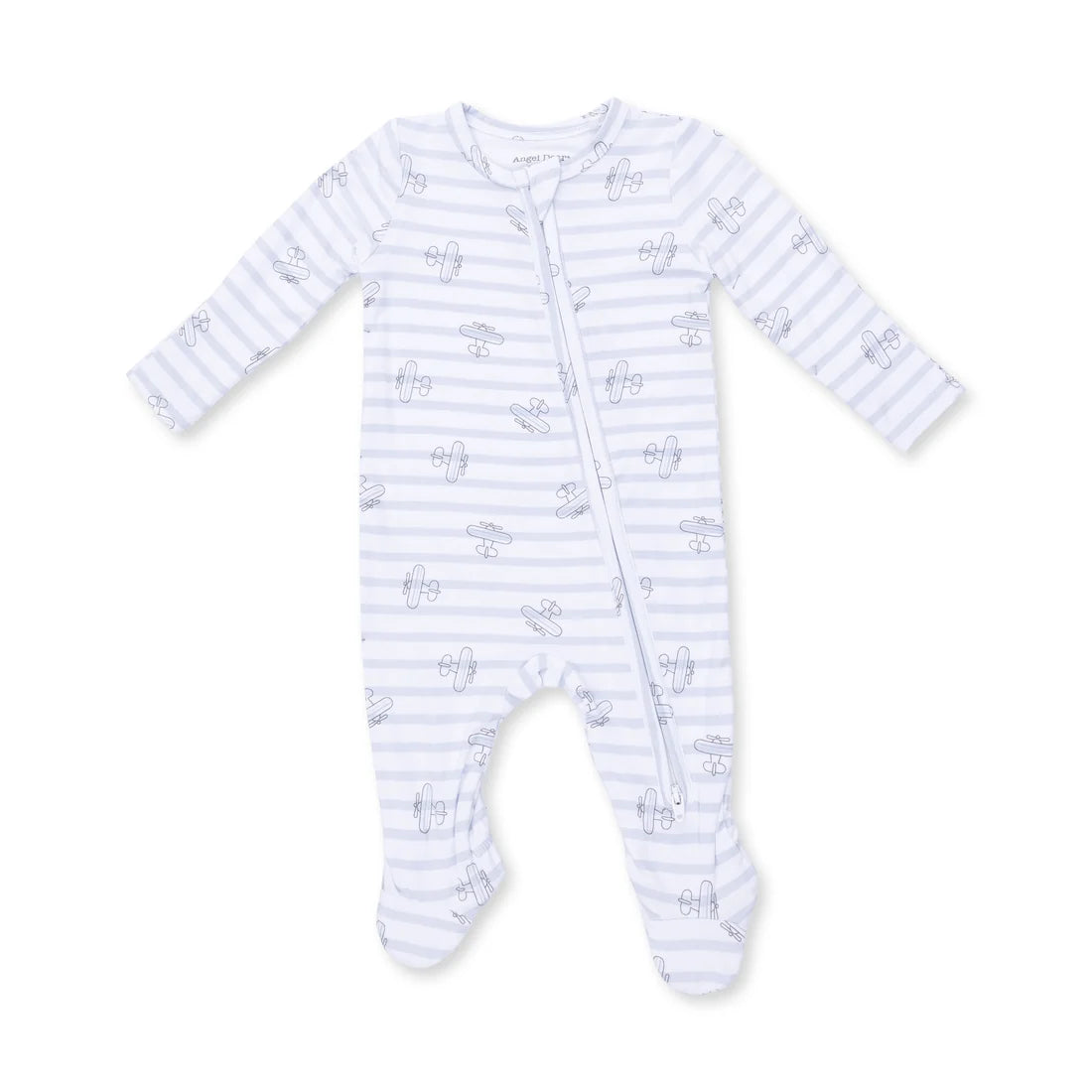 Airplane Stripe Footie