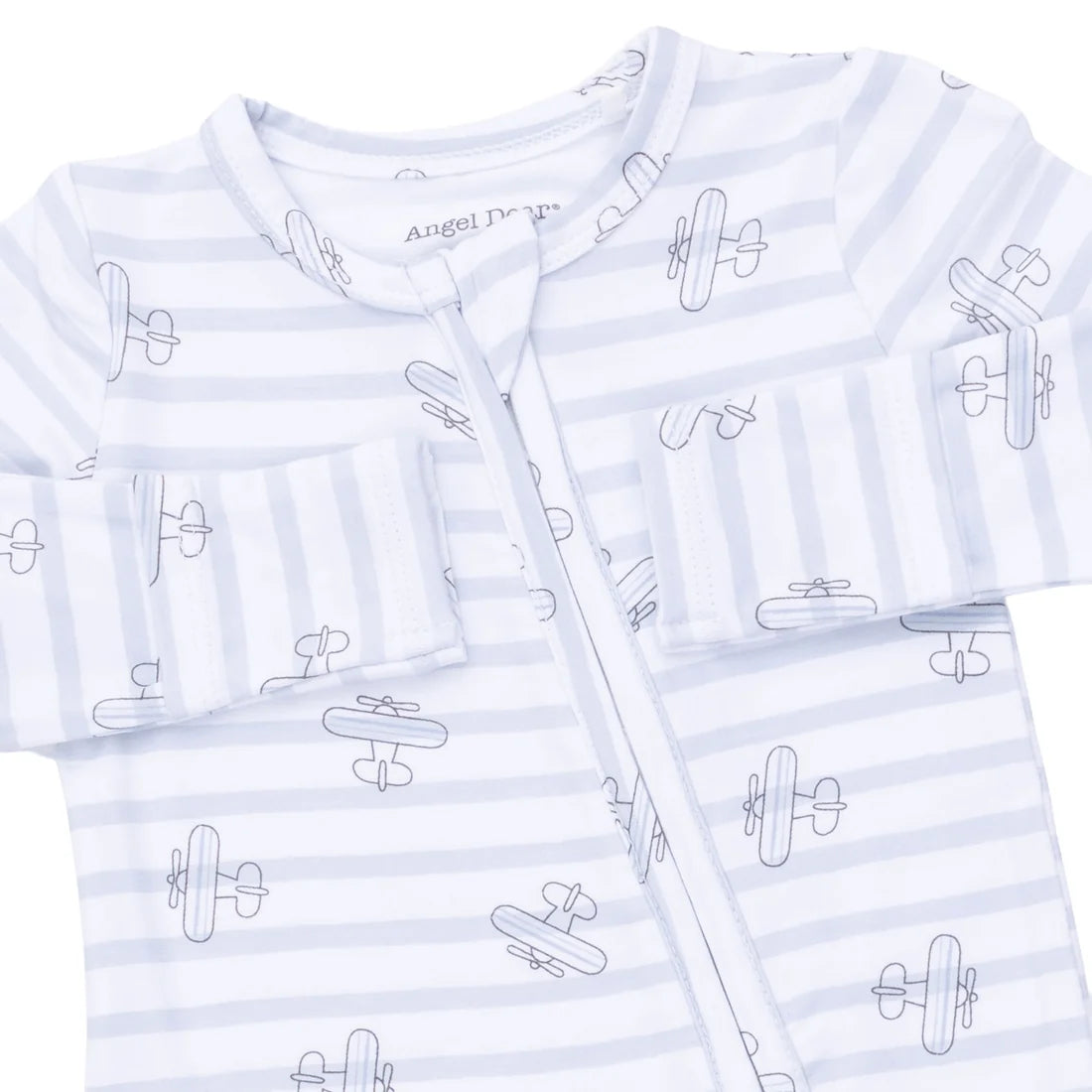 Airplane Stripe Footie