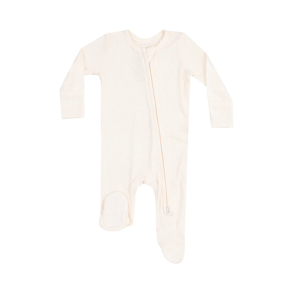 Sugar Swizzle Zipper Footie