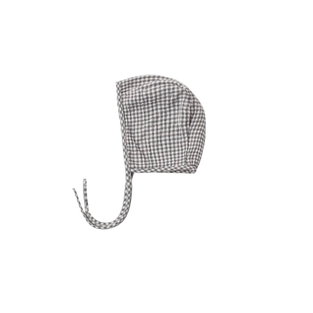 Midnight Gingham Bonnet