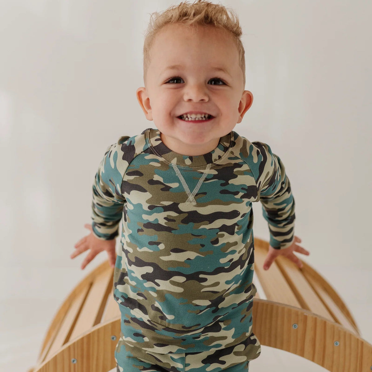 Camo Raglan Sweatshirt