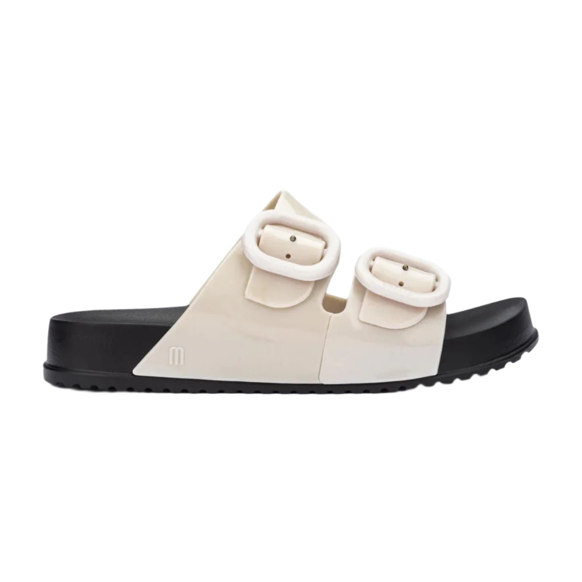 Black & Beige Cozy Slide