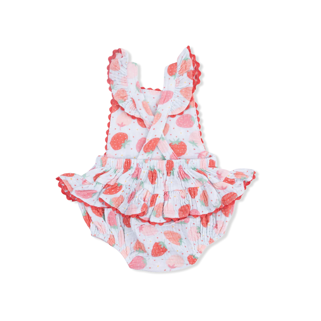 Strawberry Bliss Ric Rac Sunsuit