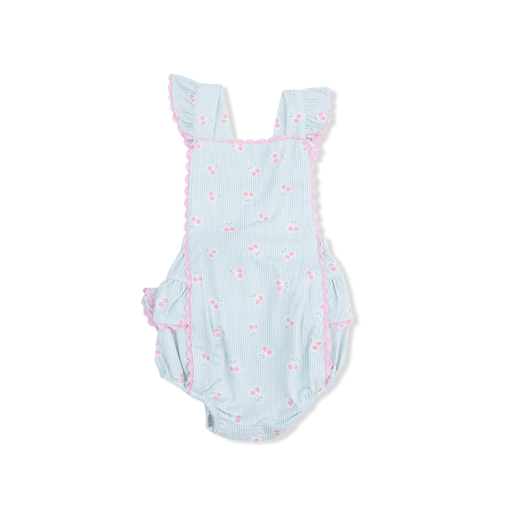 Tiny Cherry Ric Rac Sunsuit