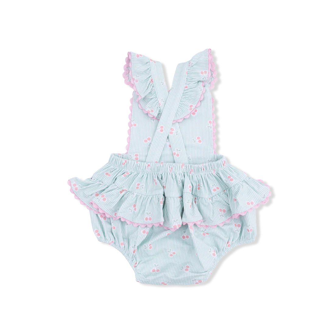 Tiny Cherry Ric Rac Sunsuit