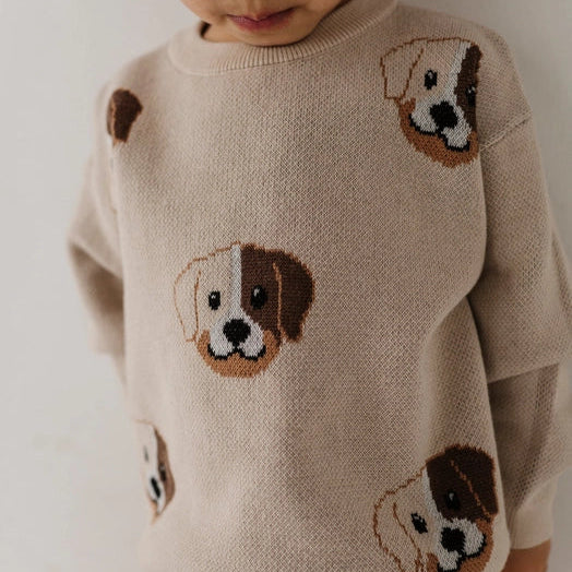 Puppies Knit Sweater
