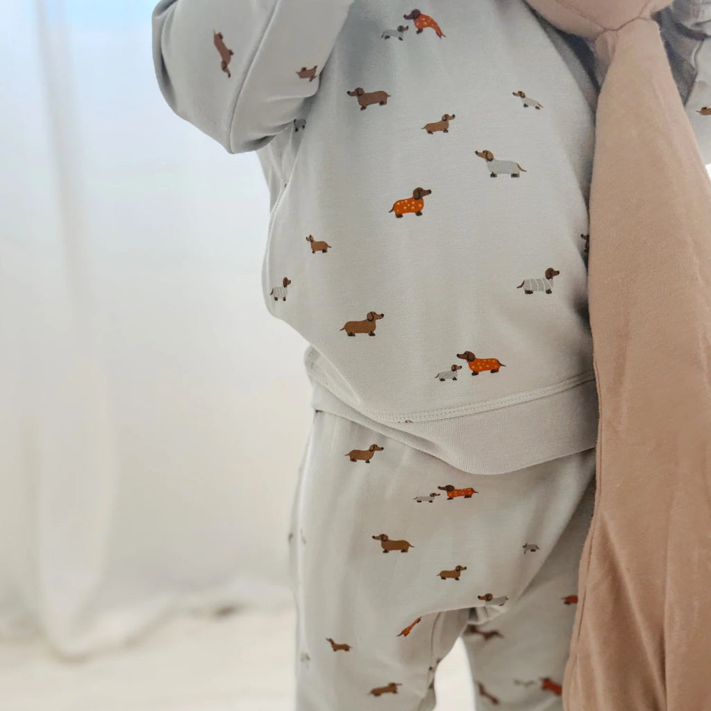 'Woof' Fleece Sweatsuit