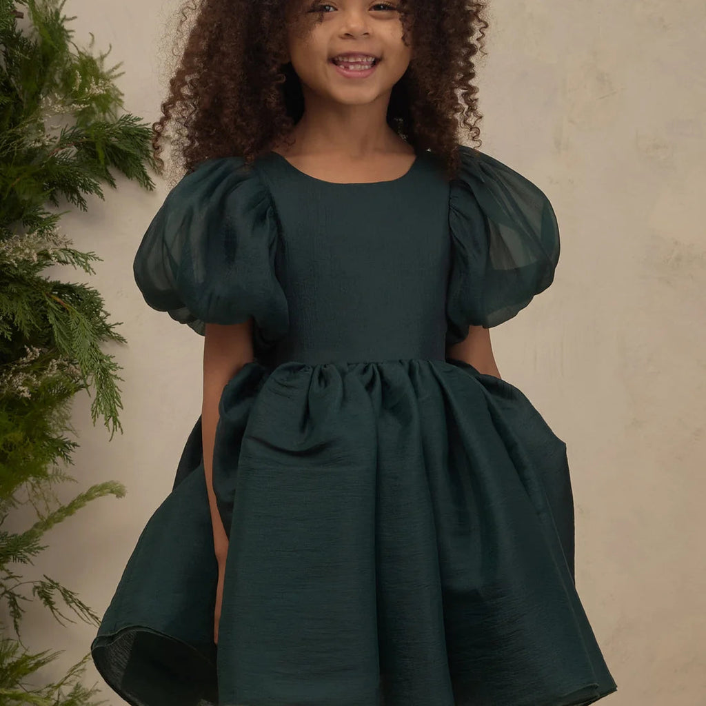 Green Shimmer Sofia Dress
