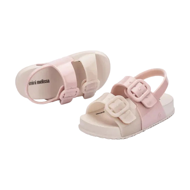 Pink/Beige Baby Cozy Sandals