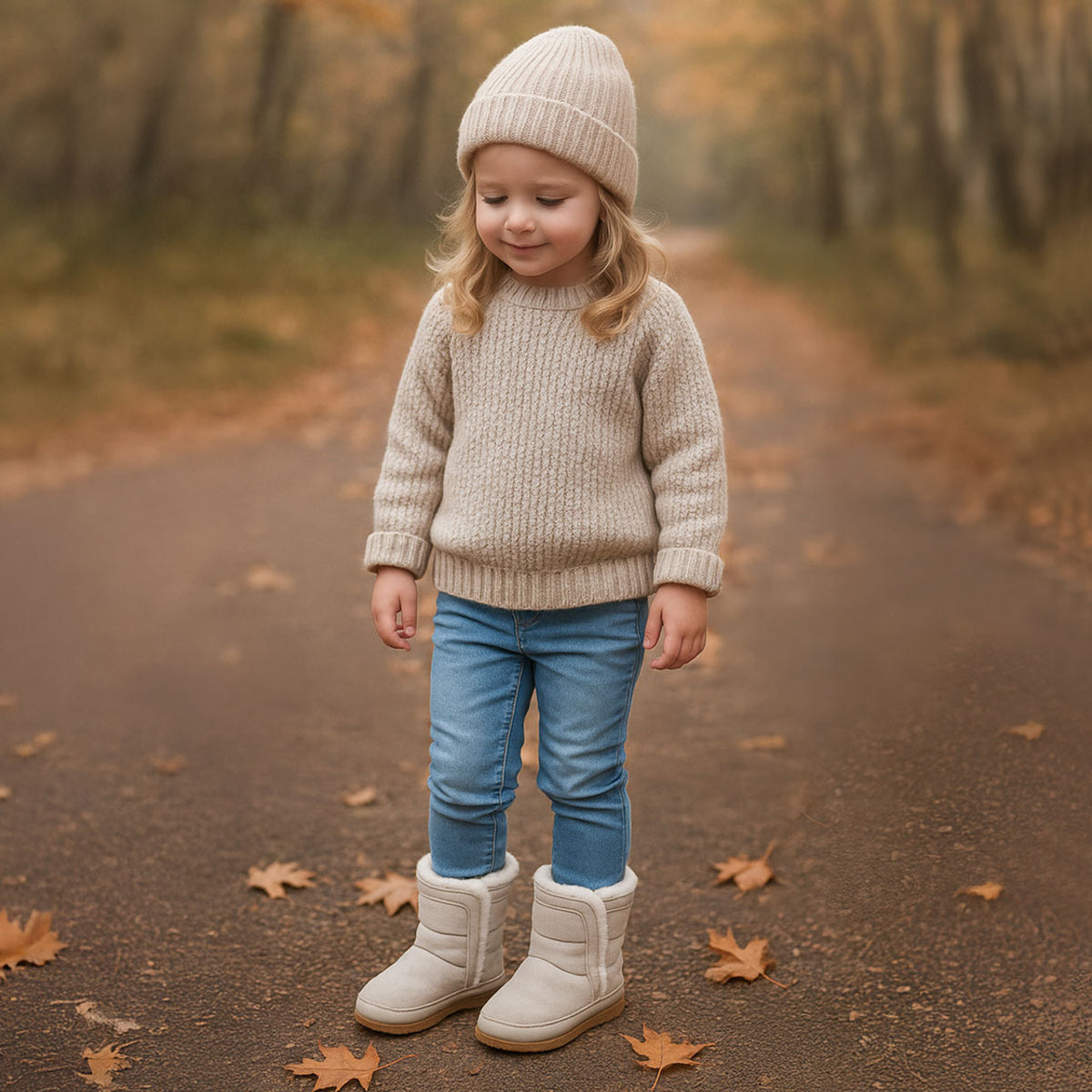 Cozy Cuff Boot in Taupe