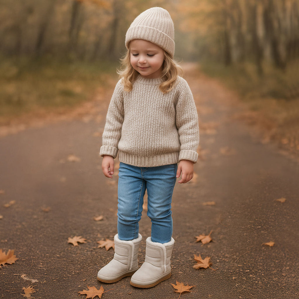 Cozy Cuff Boot in Taupe