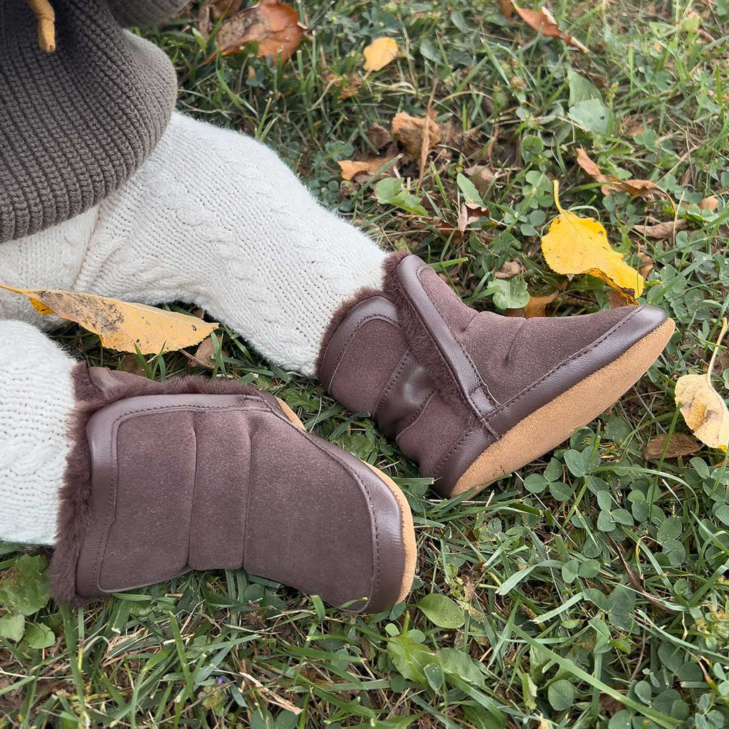Cozy Cuff Boot in Brown