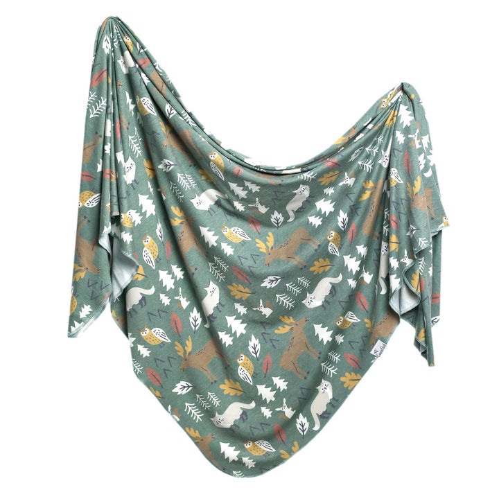 Copper Pearl Print Swaddle