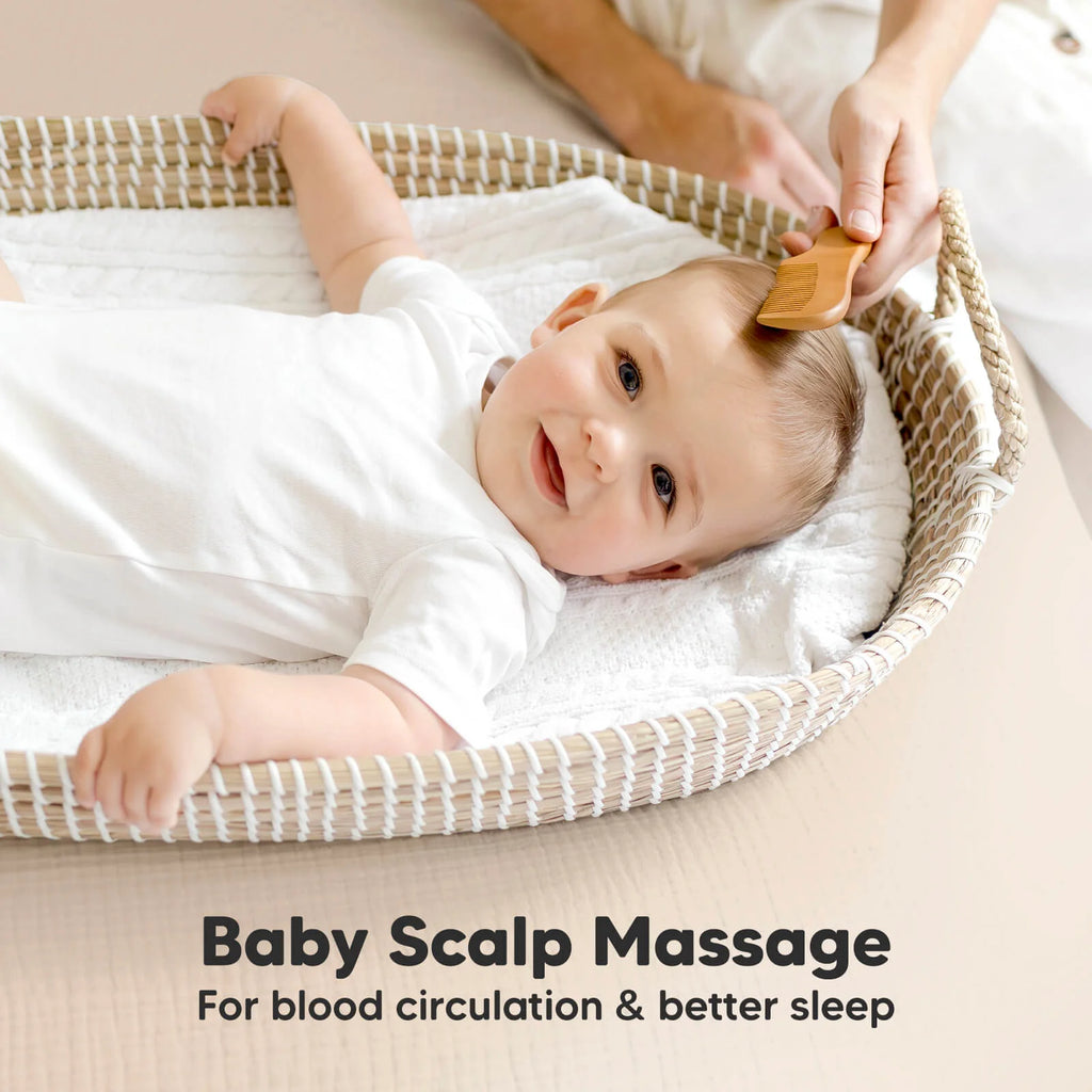 Baby Wooden Hairbrush Set