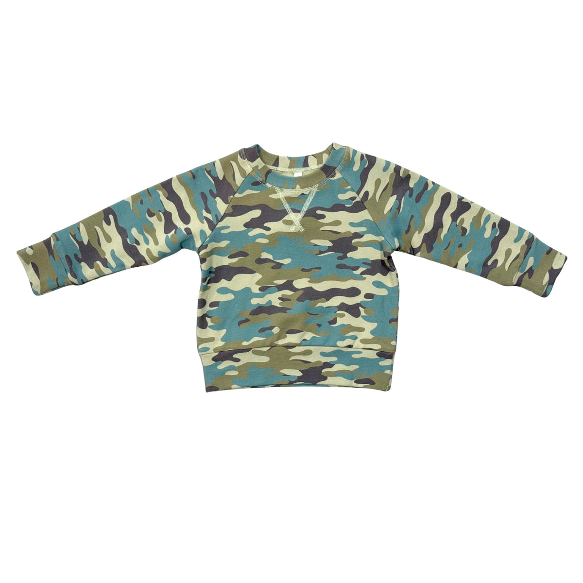 Camo Raglan Sweatshirt