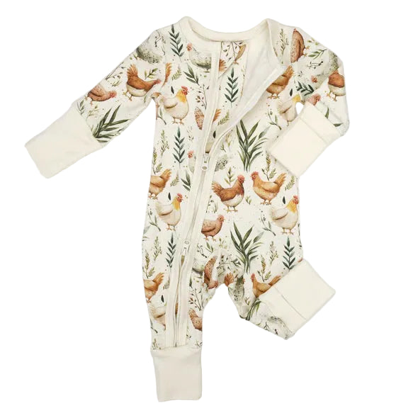 Chicory Zipper Romper