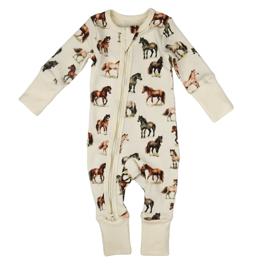 Colt Zipper Romper