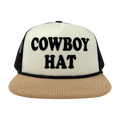 Tan 'Cowboy Hat' Hat