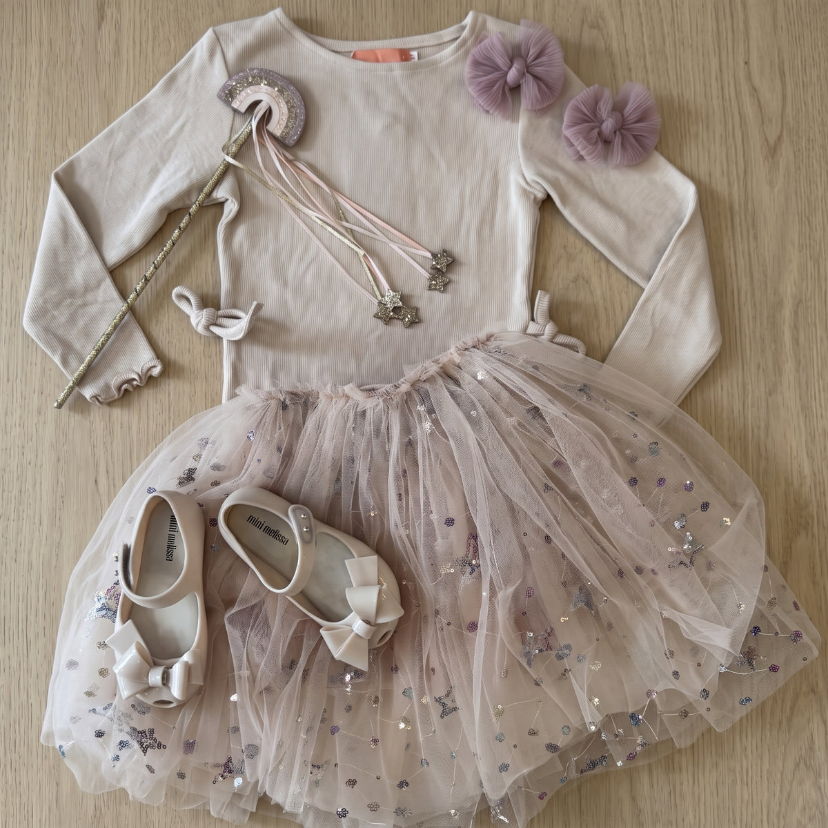 Cream Ballerina Top