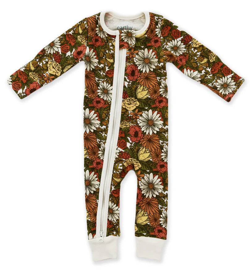 Daisy Zipper Romper