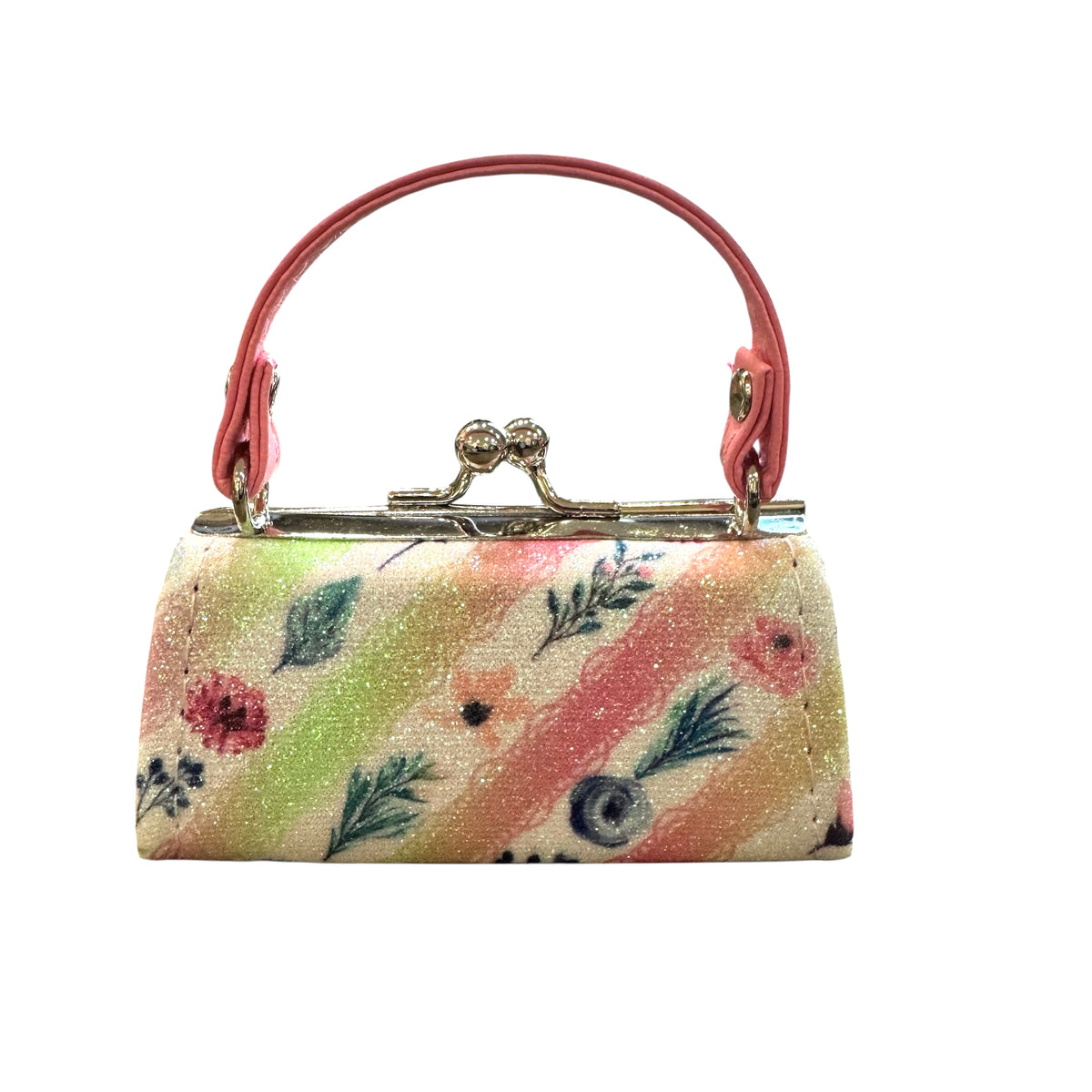 Sparkly Floral Mini Purse