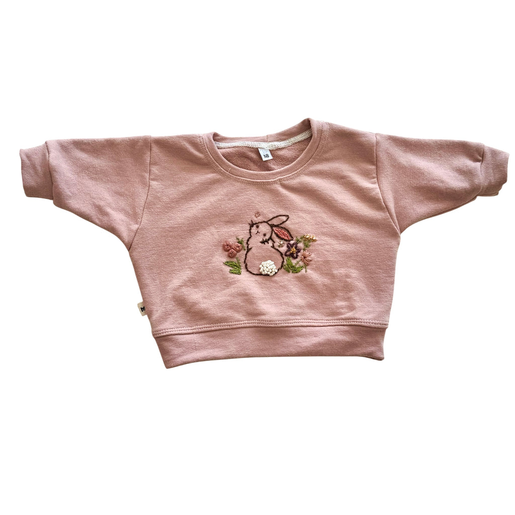 Bunny Embroidered Sweatshirt