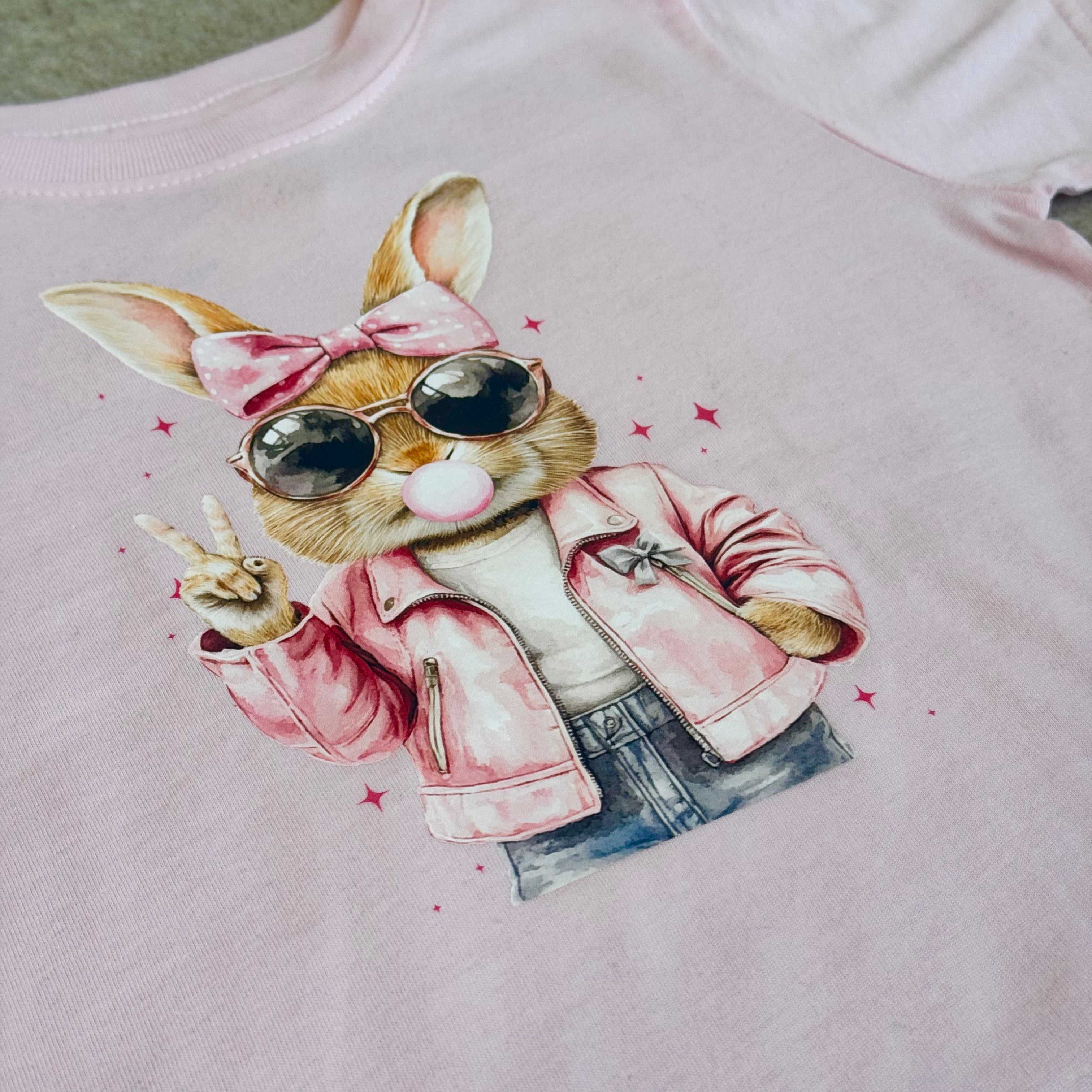 Cool Bubblegum Bunny Tee