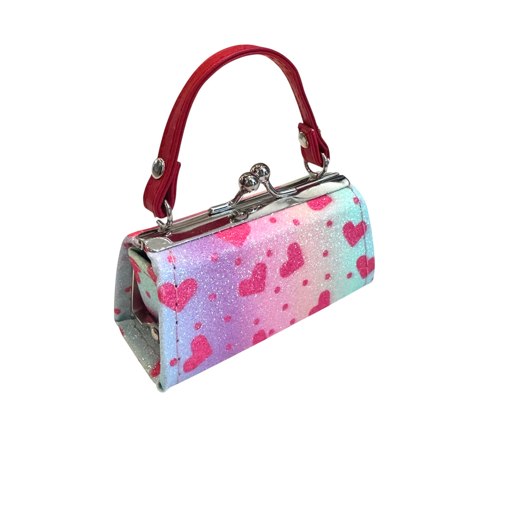 Sparkly Heart Mini Purse