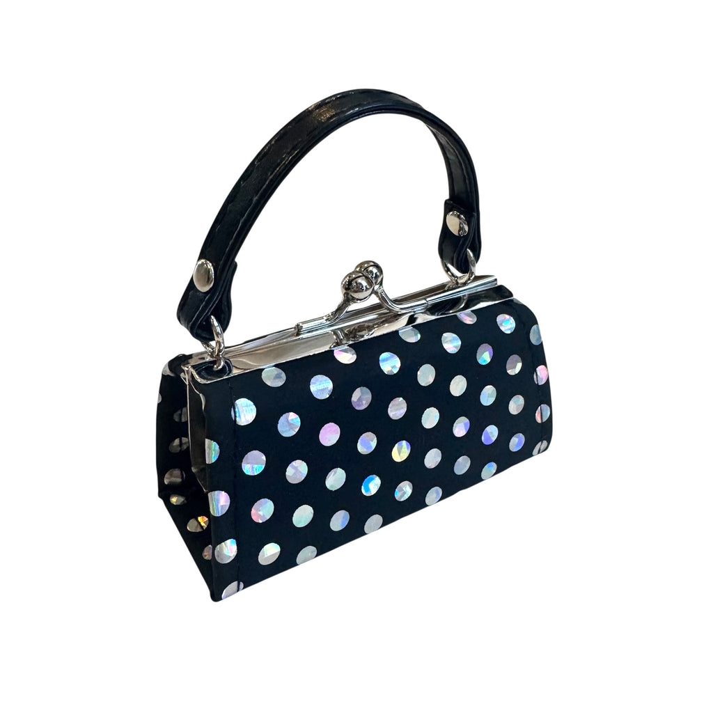 Shimmery Polka Dot Mini Purse