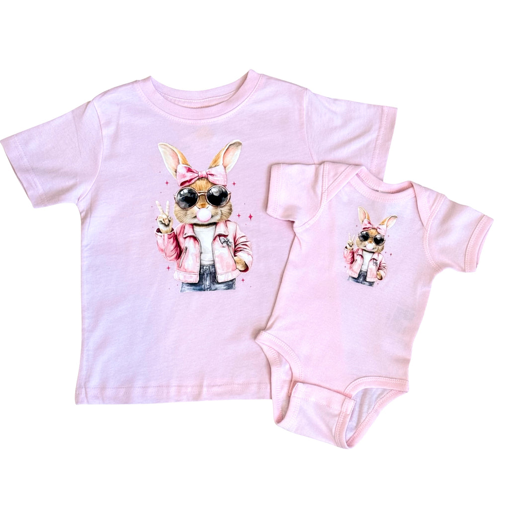 Cool Bubblegum Bunny Tee