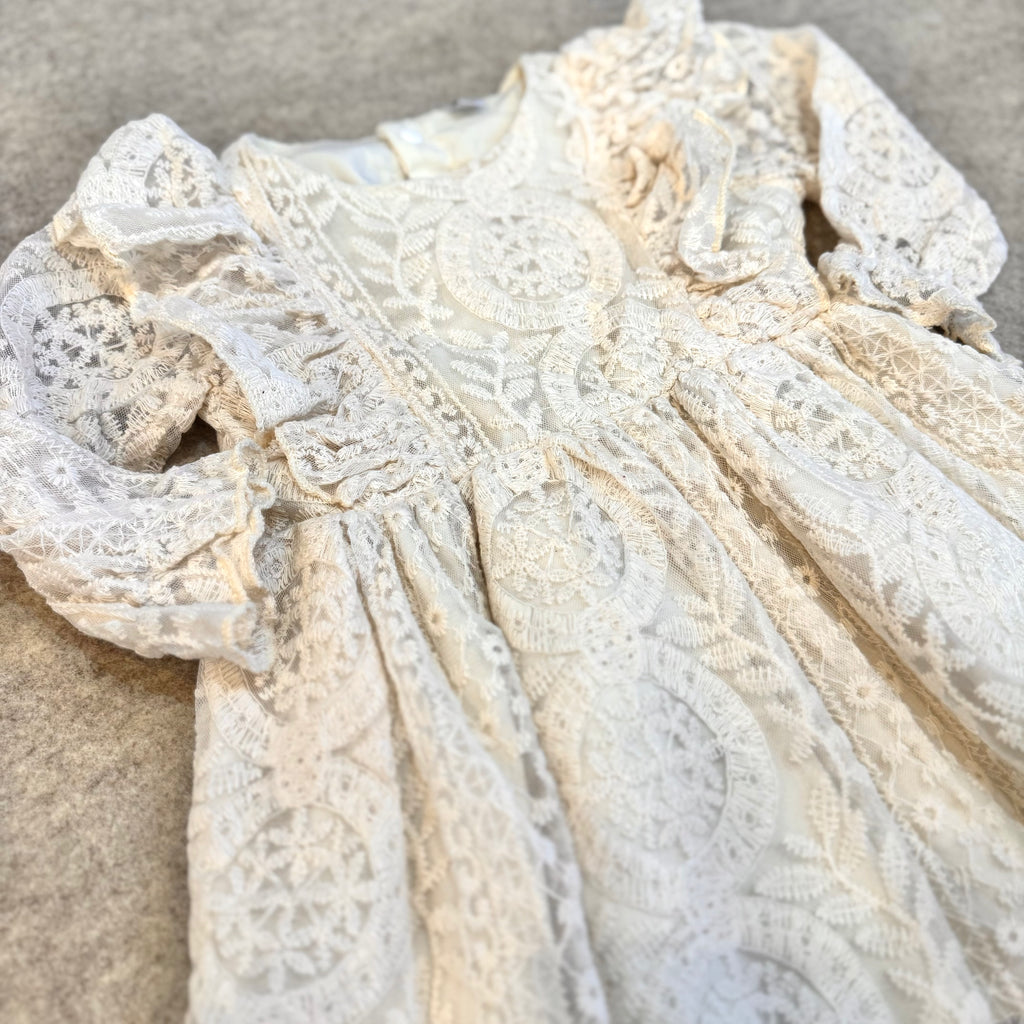 Vintage Long-Sleeve Dress