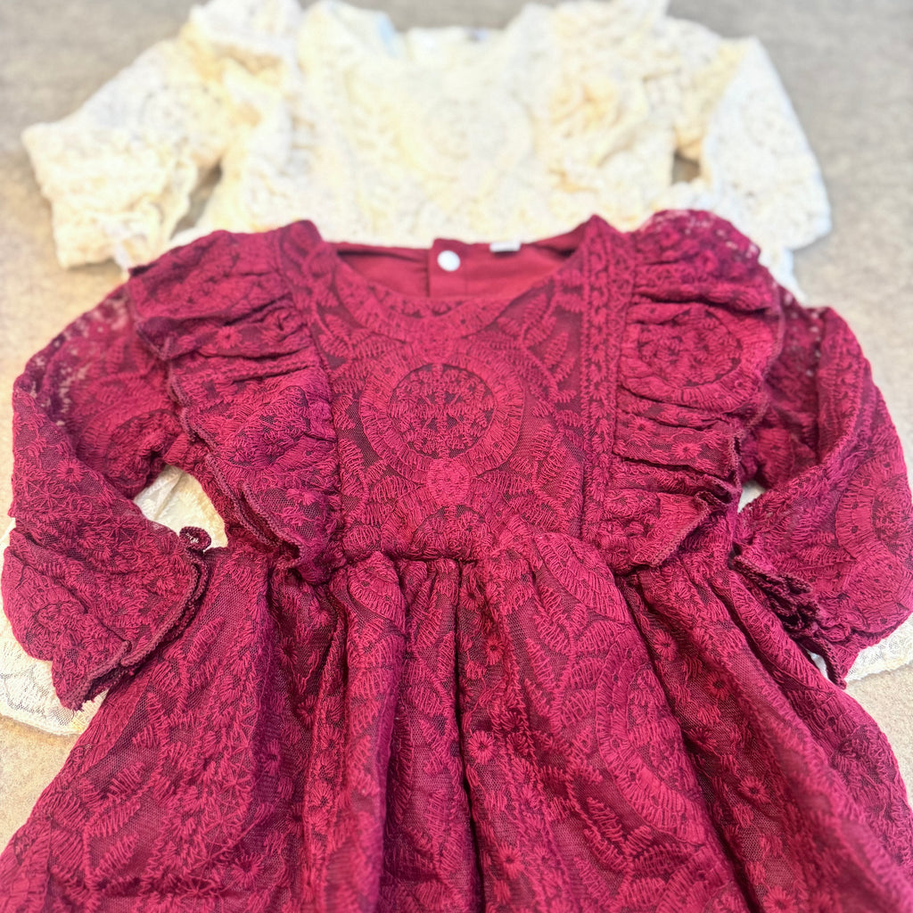 Vintage Long-Sleeve Dress