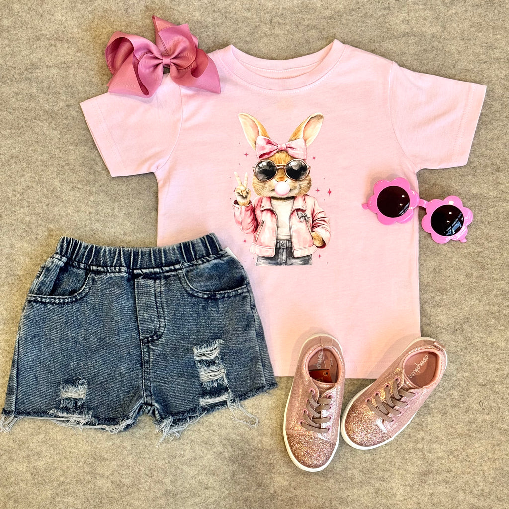 Cool Bubblegum Bunny Tee
