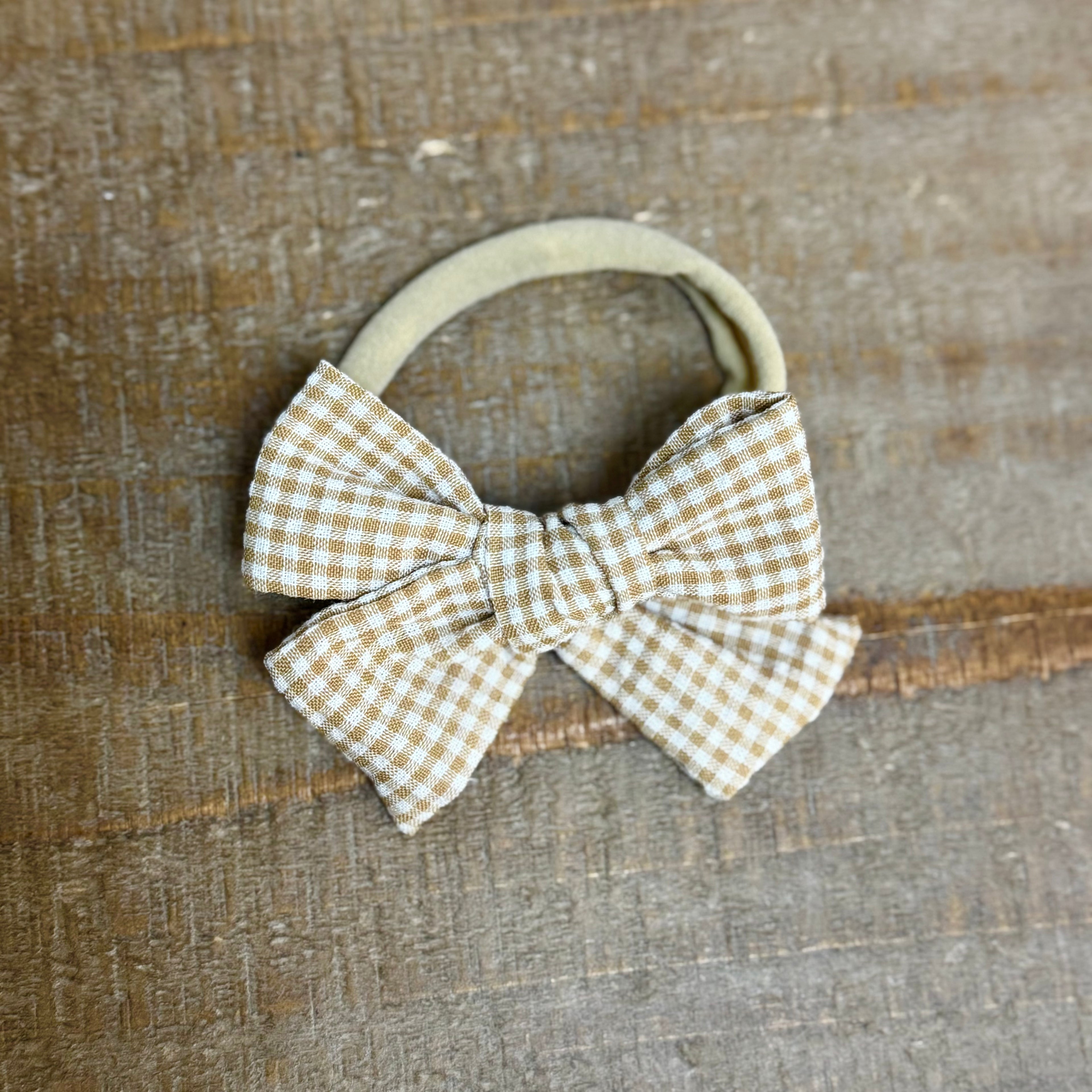 Large Poppy Bow Headband