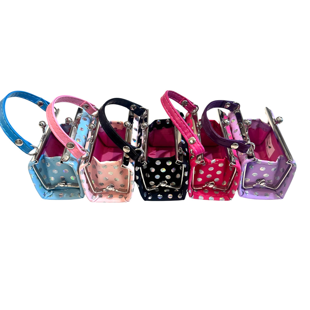 Shimmery Polka Dot Mini Purse