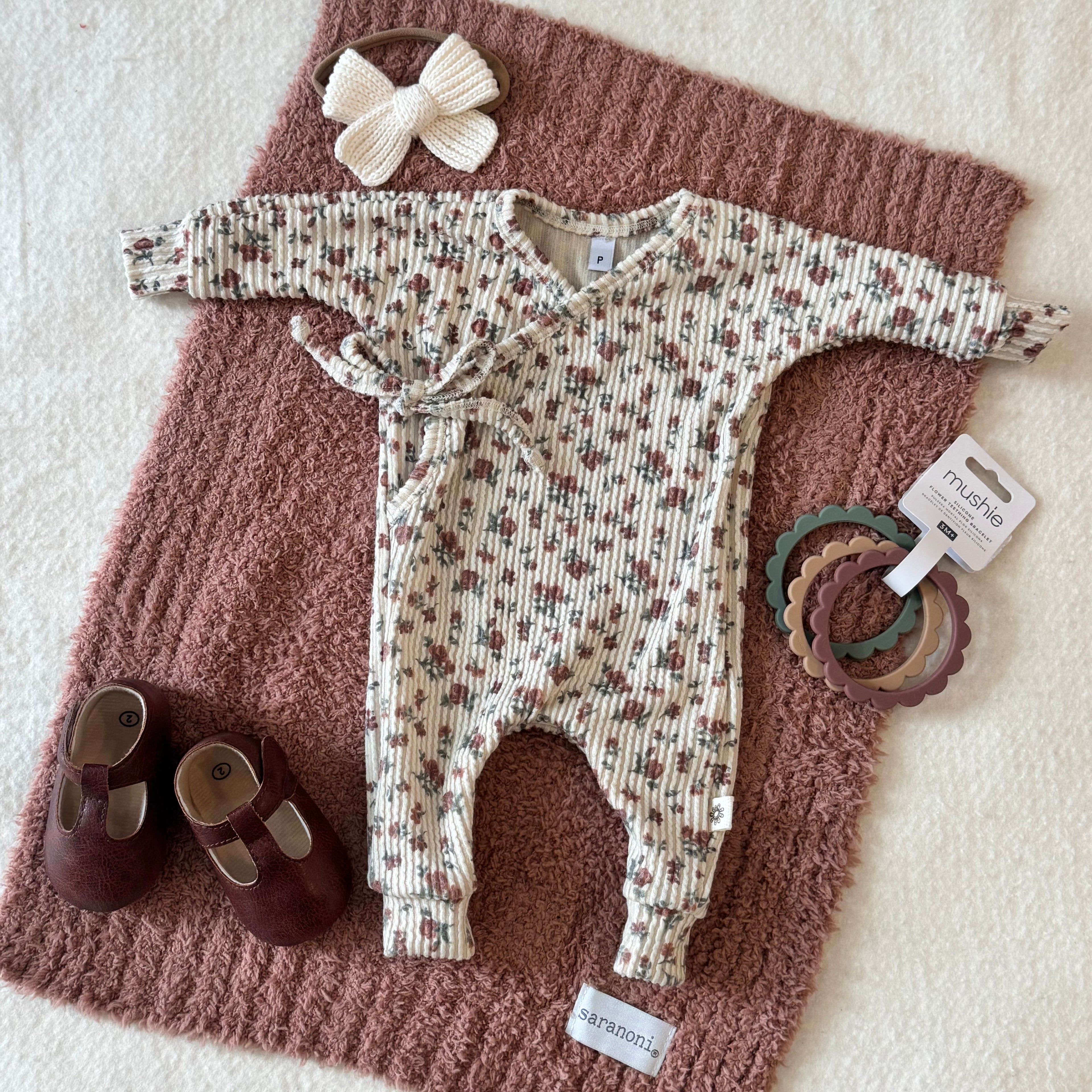 Rose Kimono Romper